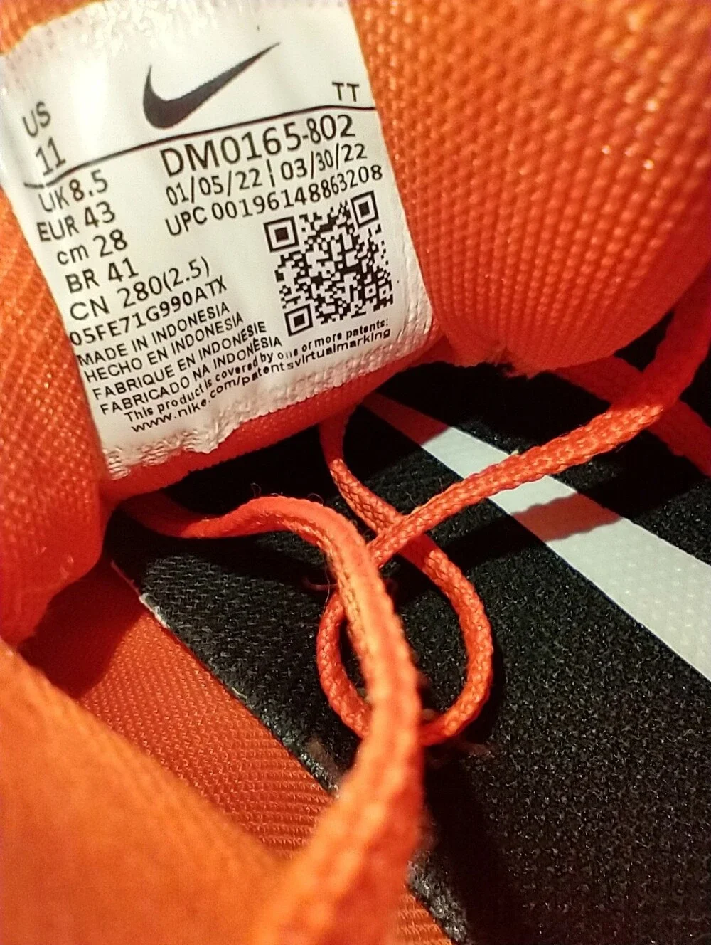 Nike Air Zoom Pegasus 39 Orange Athletic Running Shoes Women's sz 11.